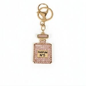 Elegant Pink Crystal Keychain/Bag Charm - NWOT